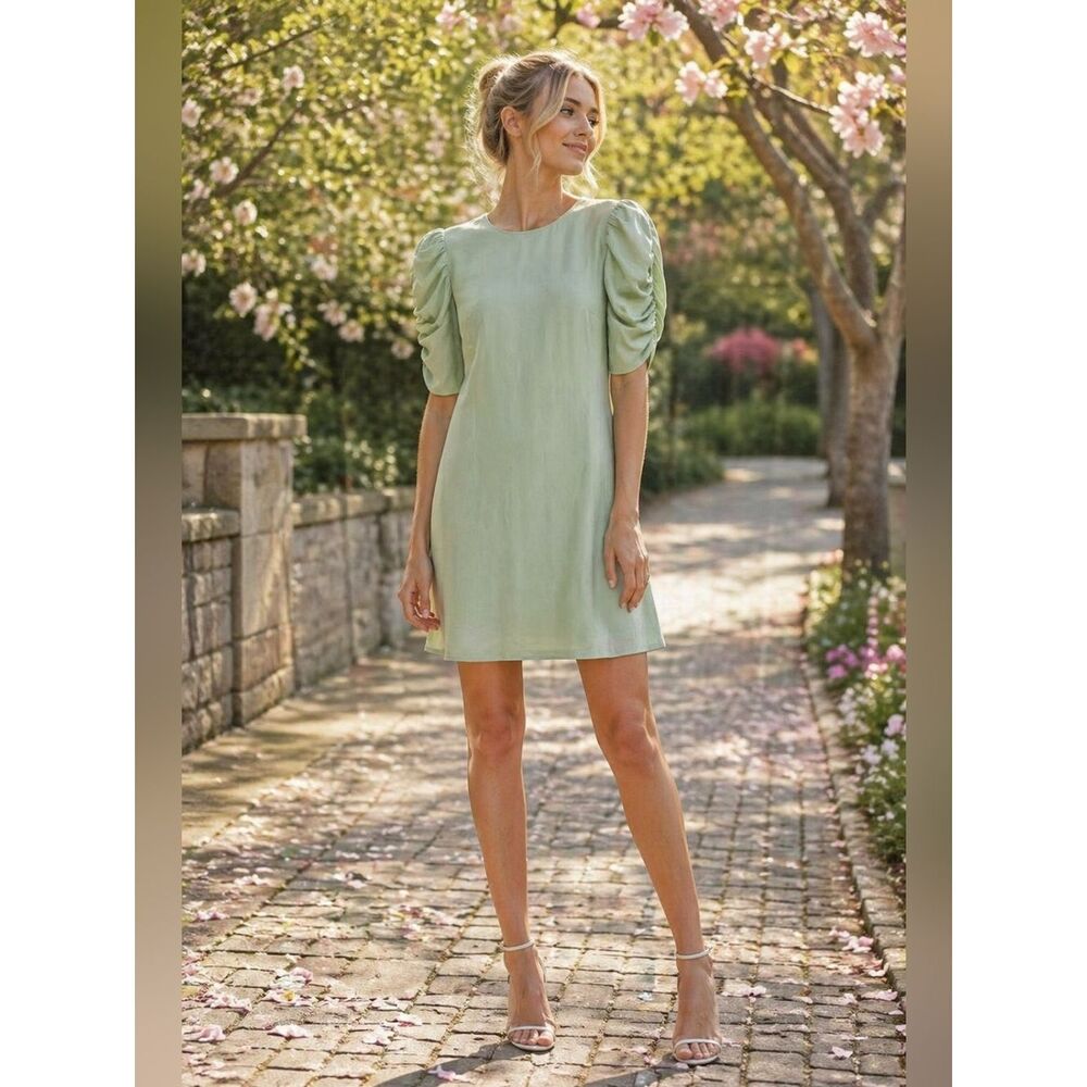 Billie the Label Helena dress in Sage Sz 0